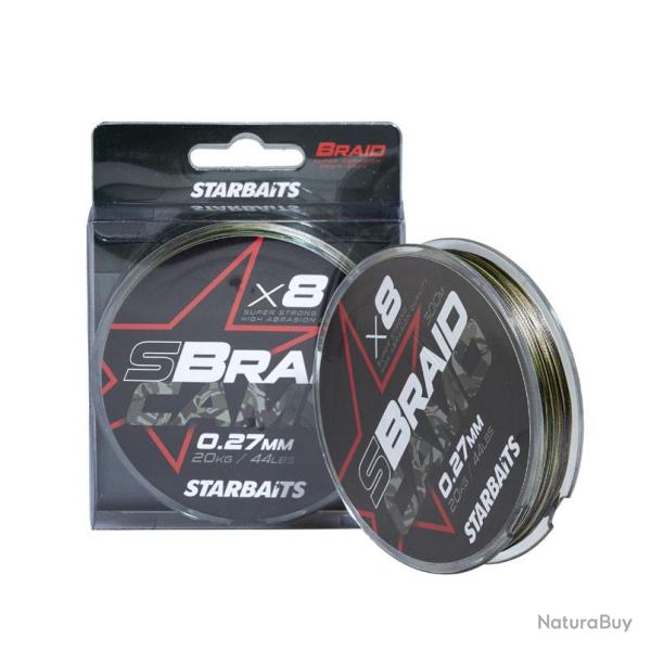 S BRAID CAMO X8 27/100 300M