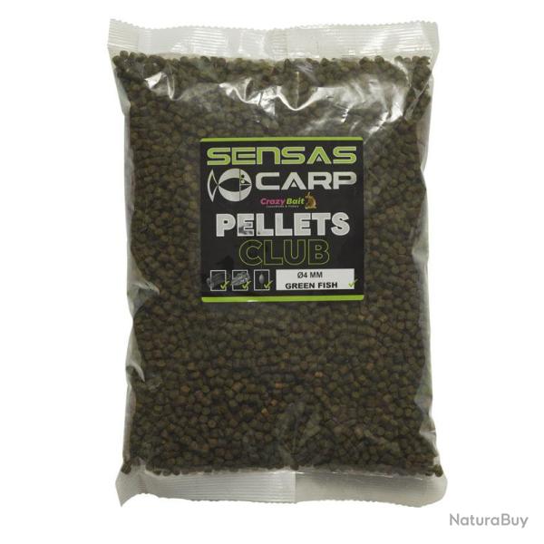 PELLETS CLUB VERT POISSON 4MM 1KG