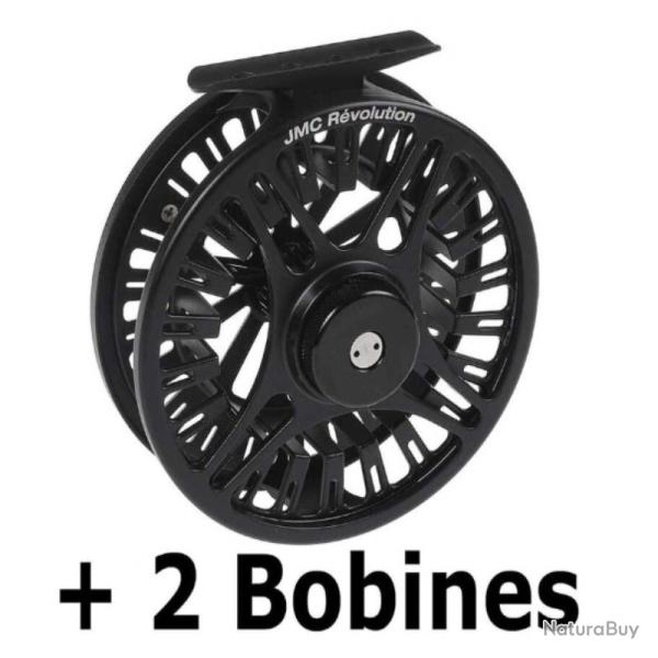 MOULINET JMC REVOLUTION + 2 BOBINES 6/8