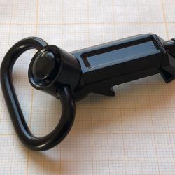 Attache sangle QD &agrave; d&eacute;gagement rapide par bouton-poussoir. Aluminium.
