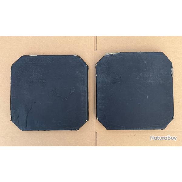 2 plaques balistiques lat�rales militaire