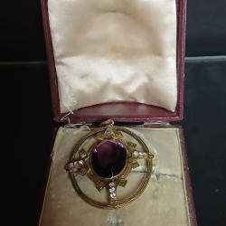 pendentif ancien de style n&eacute;o-&eacute;trusque   1880