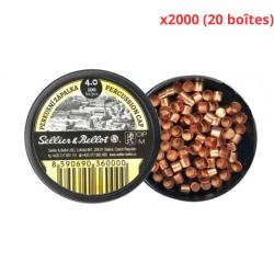 AMORCES SELLIER & BELLOT 4.0 POUDRE NOIRE x2000 