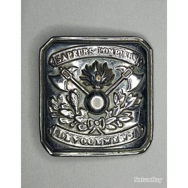 Boucle ceinturon Sous Officier Sapeur Pompier 1900 WW1