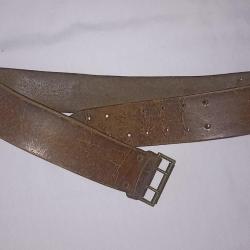 Ceinturon cuir fran&ccedil;ais poilu mod&egrave;le 1903/1914 ww1