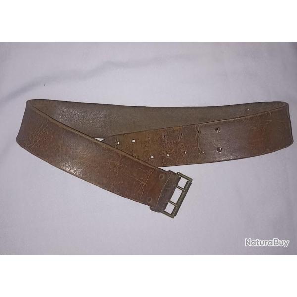 Ceinturon cuir fran�ais poilu mod�le 1903/1914 ww1