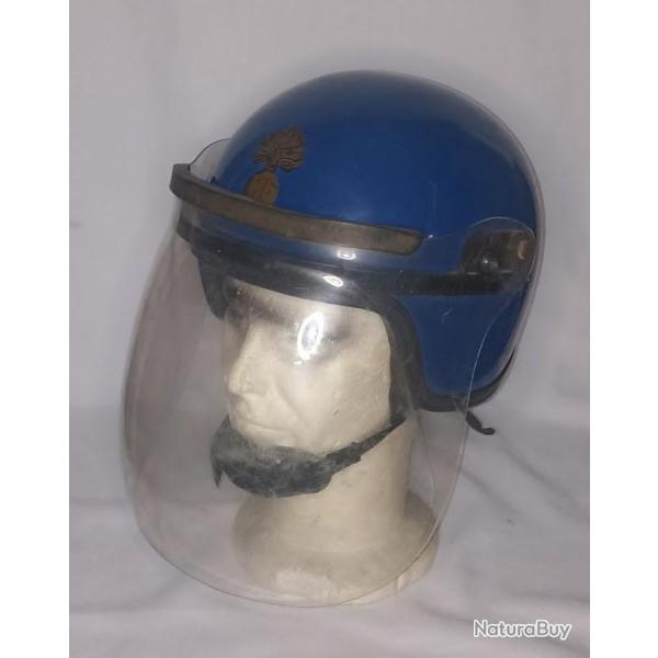 Casque maintien de l'ordre Gendarmerie Mobil vintage