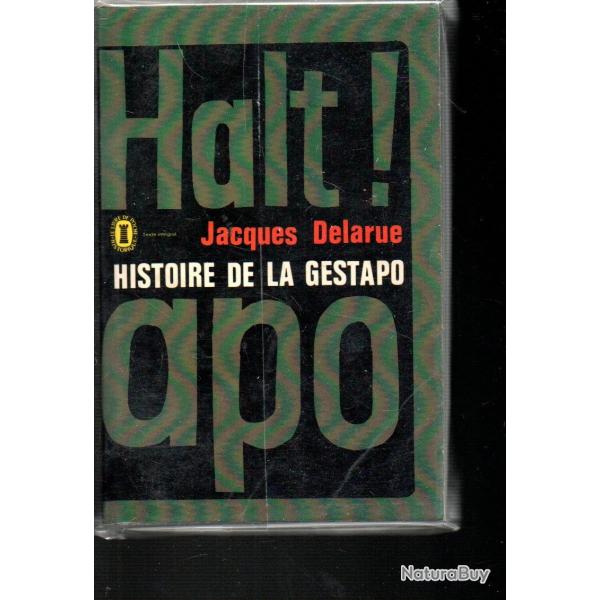 halt! histoire de la police allemande 1933-1945 de jacques delarue livre de poche