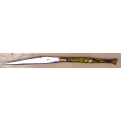 COUTEAU GRANDE NAVAJA  ANCIENNE NADAL FILS " THIERS AVEC ETUI OFFERT !!