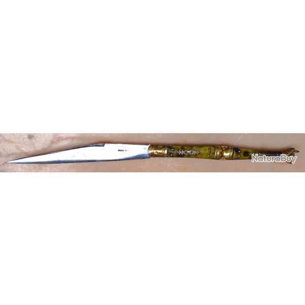 COUTEAU GRANDE NAVAJA  ANCIENNE NADAL FILS " THIERS AVEC ETUI OFFERT !!