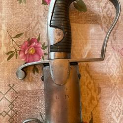 sabre Anglais provenance originale Waterloo 1815 village de Plancenoit