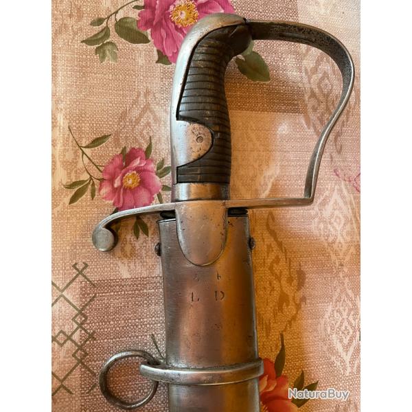 sabre Anglais provenance originale Waterloo 1815 village de Plancenoit