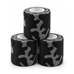 Lot de 3 Rubans Adh&eacute;sif Camouflage Urbain Auto-Agrippant 5 cm x 4,5 m