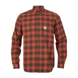CHEMISE HARKILA SCANDINAVIAN L/S AUTUMN ORANGE TAILLE L NEUVE