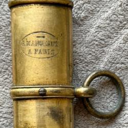 Foureau de sabre m.1845-50, casse, pour restaurateur.