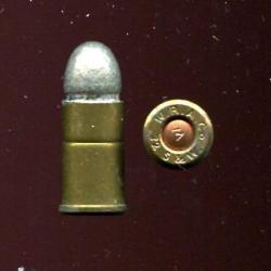 .32 S&W - black powder - amorce cuivre - marquage  : W.R.A.Co. .32 S&W - PORT COMPRIS