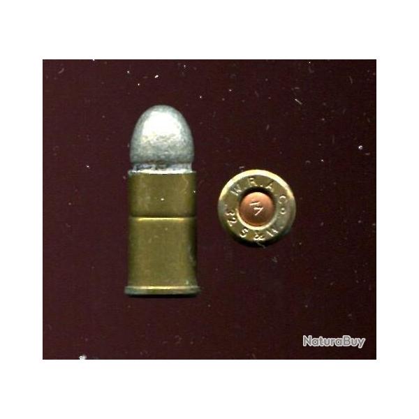 .32 S&W - black powder - amorce cuivre - marquage  : W.R.A.Co. .32 S&W - PORT COMPRIS