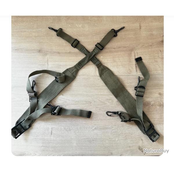 Bretelles de Suspension TAP Parachutiste Arm�e Fran�aise TTA Paras Alg�rie Indo