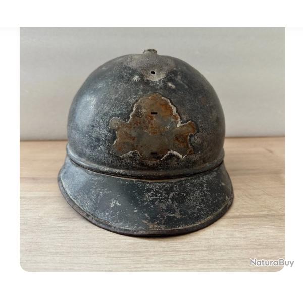 Casque Adrian 1915 fran�ais Artillerie - coque seule - militaria WW1