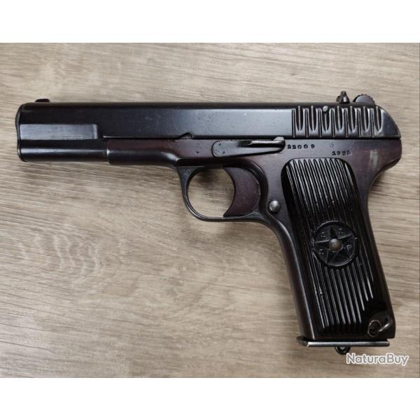 Pistolet TOKAREV mod. TT-30 - Cal 7,62x25 - Tula 1935 - Plaquettes CCCP (Occasion)