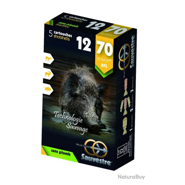 Balles Fl�ches BFS Sauvestre Calibre 12/70 Sans Plomb
