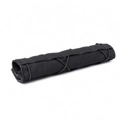 Housse de Silencieux Noire &agrave; Cordon 22 cm