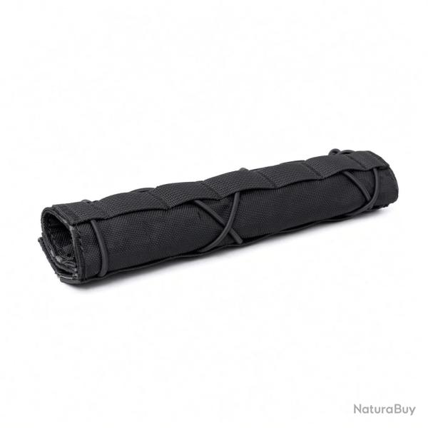 Housse de Silencieux Noire � Cordon 22 cm