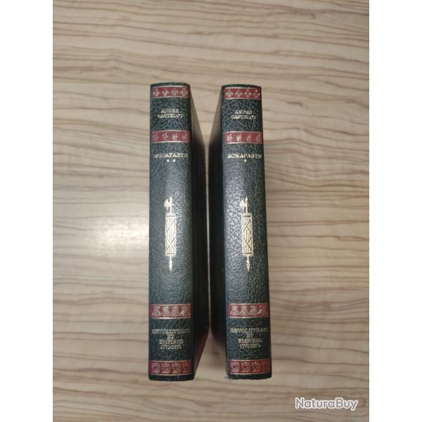 Deux livres complet reli�s � Bonaparte � (Tomes 1 et 2)
