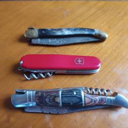 Couteaux laguiole et suisse