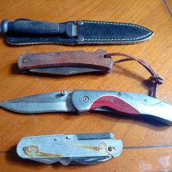 Lot couteaux 4 et pour pi&egrave;ces
