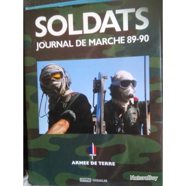 SOLDATS journal de marche 89-90 arm�e de terre
