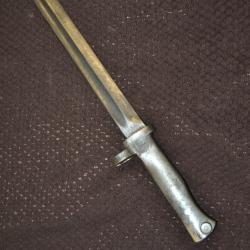 ba&iuml;onnette ersatz EB 29 lame goutti&egrave;re guerre 14-18 allemande mauser G98 tranch&eacute;e argonne