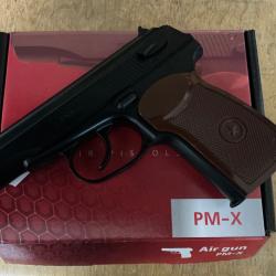 Pistolet PMX co2 4,5 mm