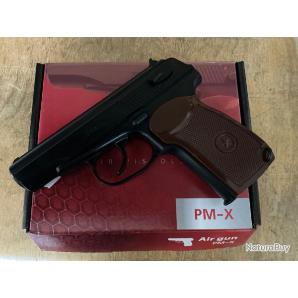 Pistolet PMX co2 4,5 mm