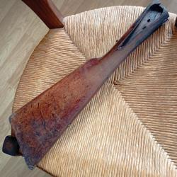 Crosse pour fusil de chasse &agrave; broches type Lefaucheux cal 16
