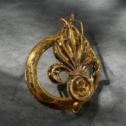 Insigne de b&eacute;ret l&eacute;gion &eacute;trang&egrave;re 3&egrave;me RE (or)