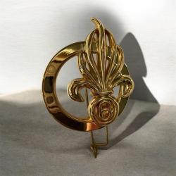 Insigne de b&eacute;ret l&eacute;gion &eacute;trang&egrave;re 6&egrave;me R.E.G (dor&eacute;)