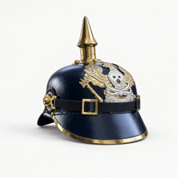 Casque &agrave; pointe Pickelhaube Brunswick IR 92 - Totenkopf - Reproduction Premium