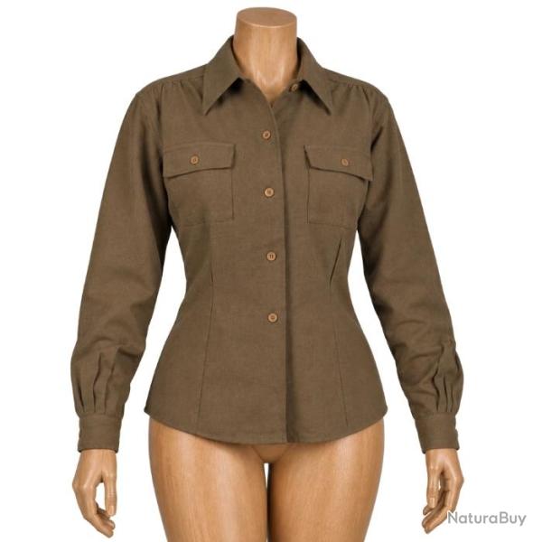 Chemise Moutarde US Femme - Reproduction WW2 36