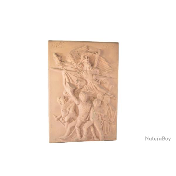 Plaque d�corative en fonte, Le D�part des volontaires de 1792 / La Marseillaise par Fran�ois Rude sa