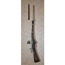 Mousqueton Berthier Mle 1916 (M16) Continsouza - Mononum&eacute;ro - Avec ba&iuml;onnette M1892 & sangle
