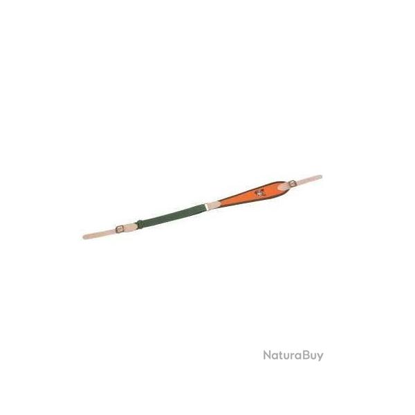 Bretelle de carabine JANUEL fluo orange broderie sanglier