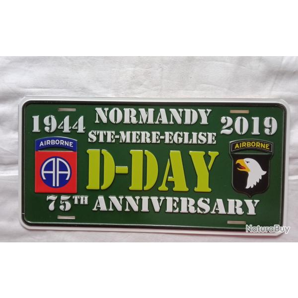 Plaque  souvenir 75� anniversaire du d�barquement  ( A1 )