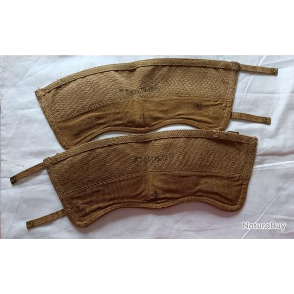 Paire de gu�tres GB Canadienne , dat�e 1941 , Originales ,GB WW2.  ( A1  )