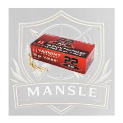BOITE DE 50 CARTOUCHES HORNADY 22 WMR 30 GR V-MAX