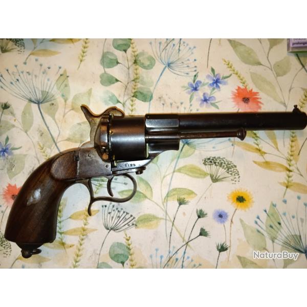 Revolver lefaucheux excellent �tat Officier de marine 1861