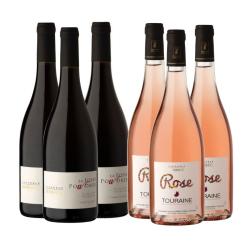 3 Touraine C&ocirc;t & 3 Ros&eacute;