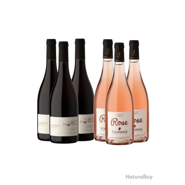 3 Touraine C�t & 3 Ros�