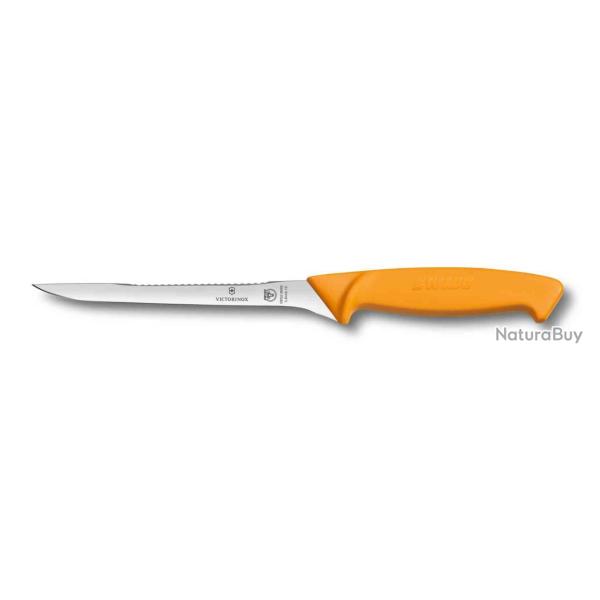 Victorinox Swibo 5.8448.16 - Couteau � fileter flexible Manche �troit 16 cm