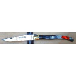 COUTEAU LAGUIOLE ANCIEN RARE " 74 VERITABLE LAGUIOLE " LAME THERIAS / St JOANIS MONDIERE 1950 THIERS